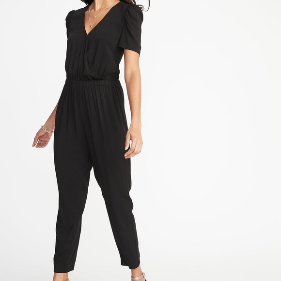 old navy black jumpsuit